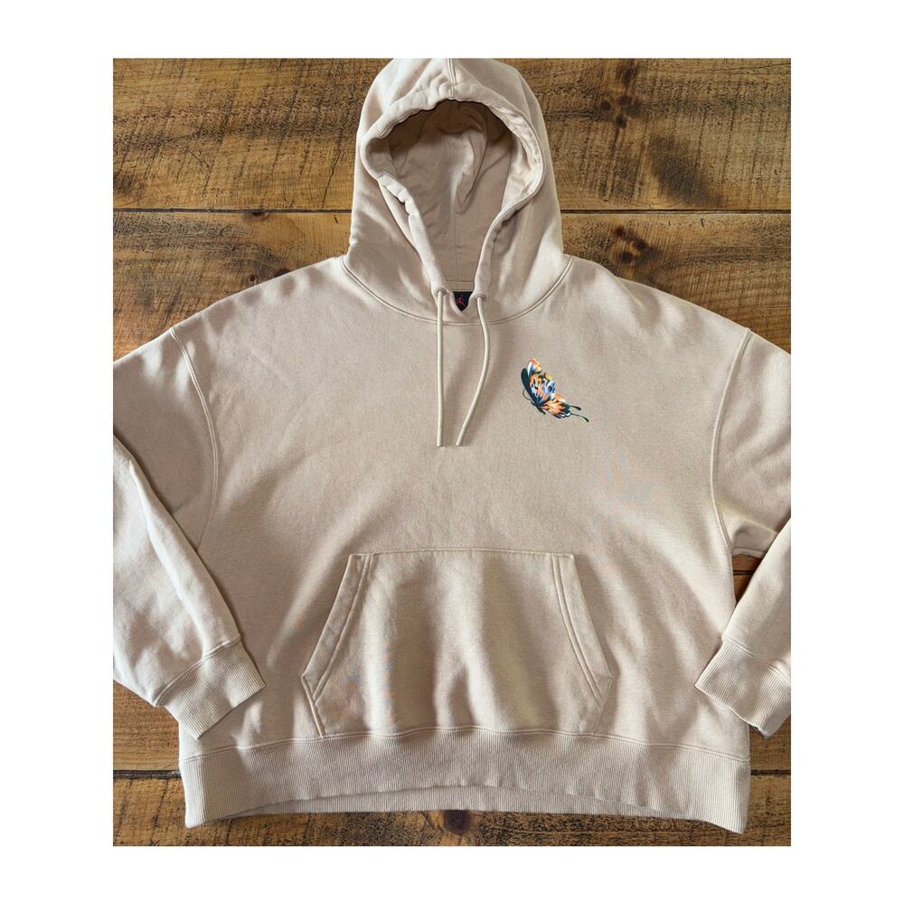 Womens Nike Jordan‎ Artist Series by Jordan Moss Brooklyn Fleece Hoodie Small